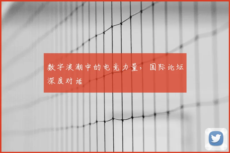 数字浪潮中的电竞力量，国际论坛深度对话